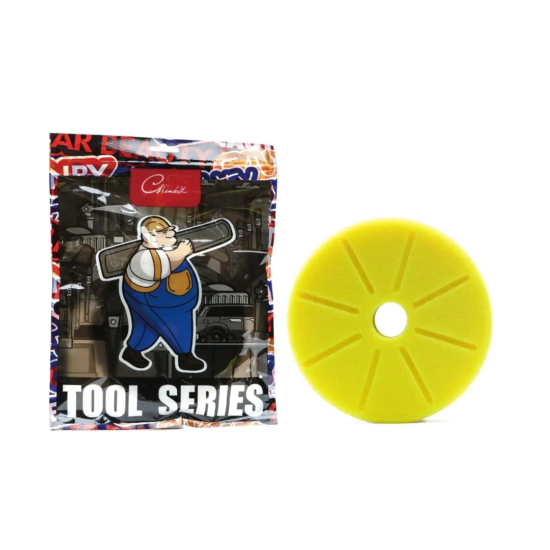 5 Inch Buffing Polijsten Pads Platte Schuim Spons Waxen Pad Kit Tool Voor Auto Polijstmachine Buffer Auto Care Buffing Pads