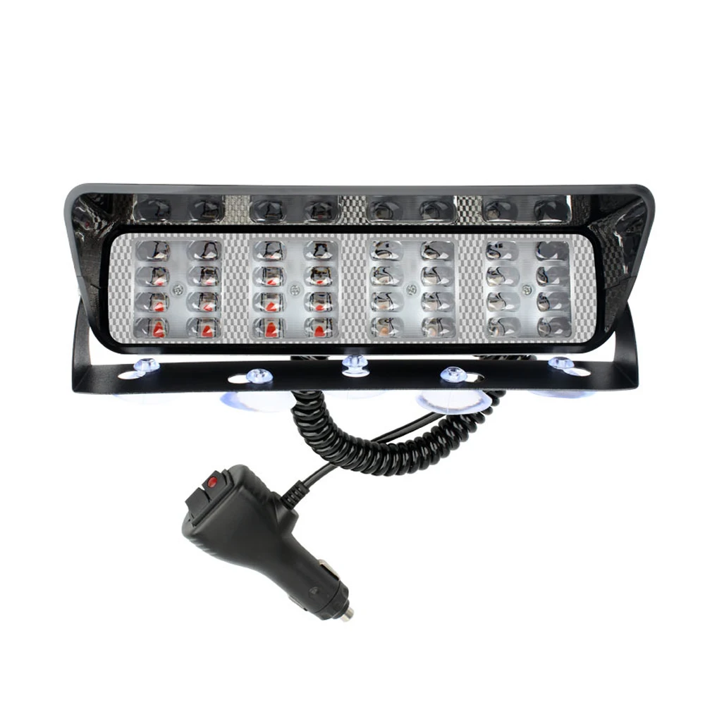 

32 LED Police Lights for Car Emergency lights Flashing Warning Lights Assembly Strobe flasher Bar Warning Lamp Truck 12V