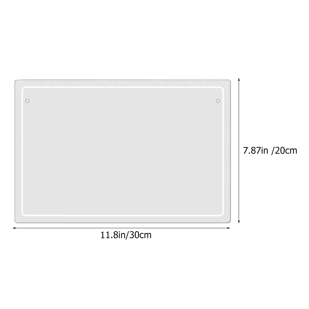 Pizarra blanca de escritorio, tablero de notas de escritura, pegatinas de tablero de dibujo blanco