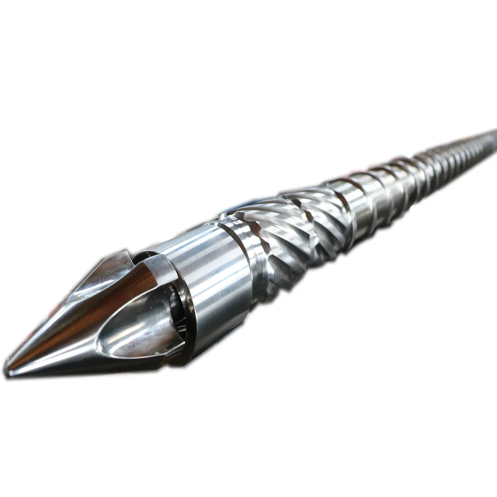 Custom Bimetallic Screw and Barrel For Arburg Plastic Injection Molding Machine Wear‑Resistant Injection Screw Barrel Spare Part