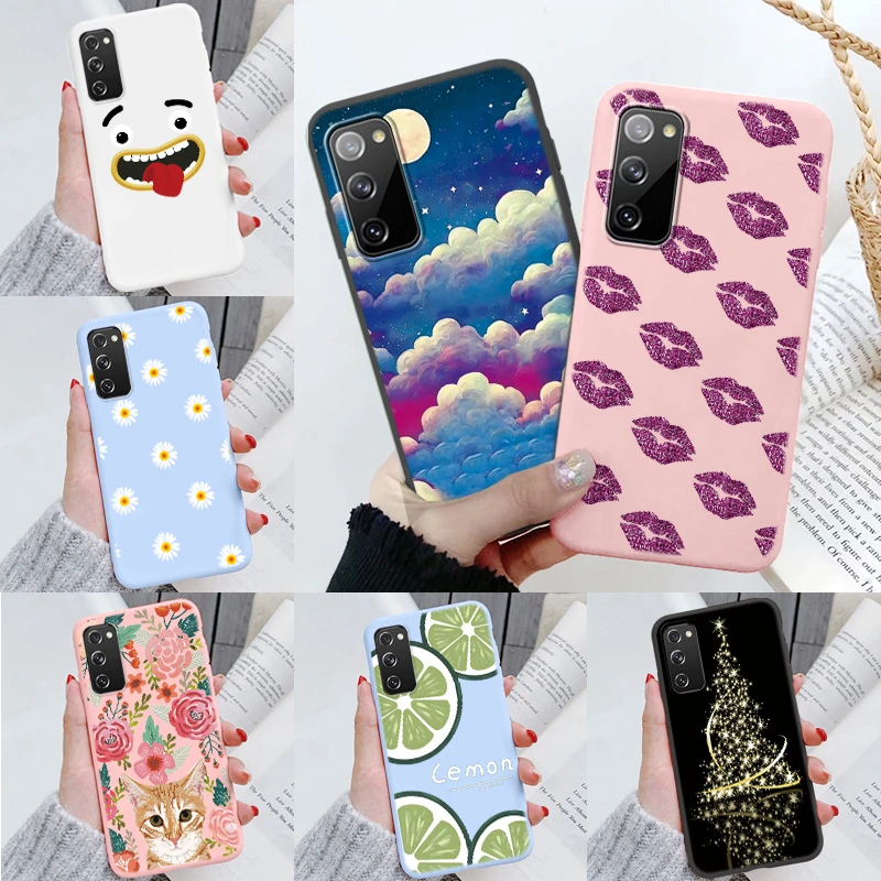 Per Samsung Galaxy A81 A30S A50S A50 A70 S20 Plus FE Ultra Nota 20 Ultra 20 10 Pro 10 Lite 4G Fiori Piante Custodia trasparente per telefono