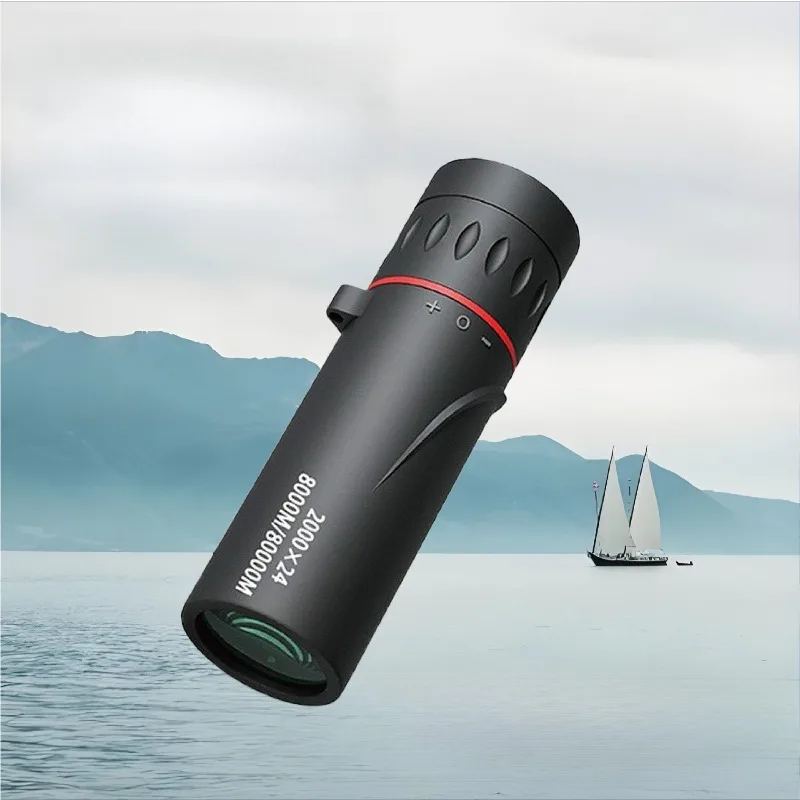 High-definition Outdoor Portable Telescope 2000*24, Single-tube Telescope with Mobile Phone Photography Function