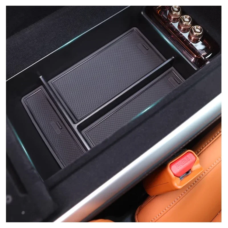 

For XPENG G9 2022-2024 Car Interior Decoration Center Console Armrest Storage Box Lower Storage Box