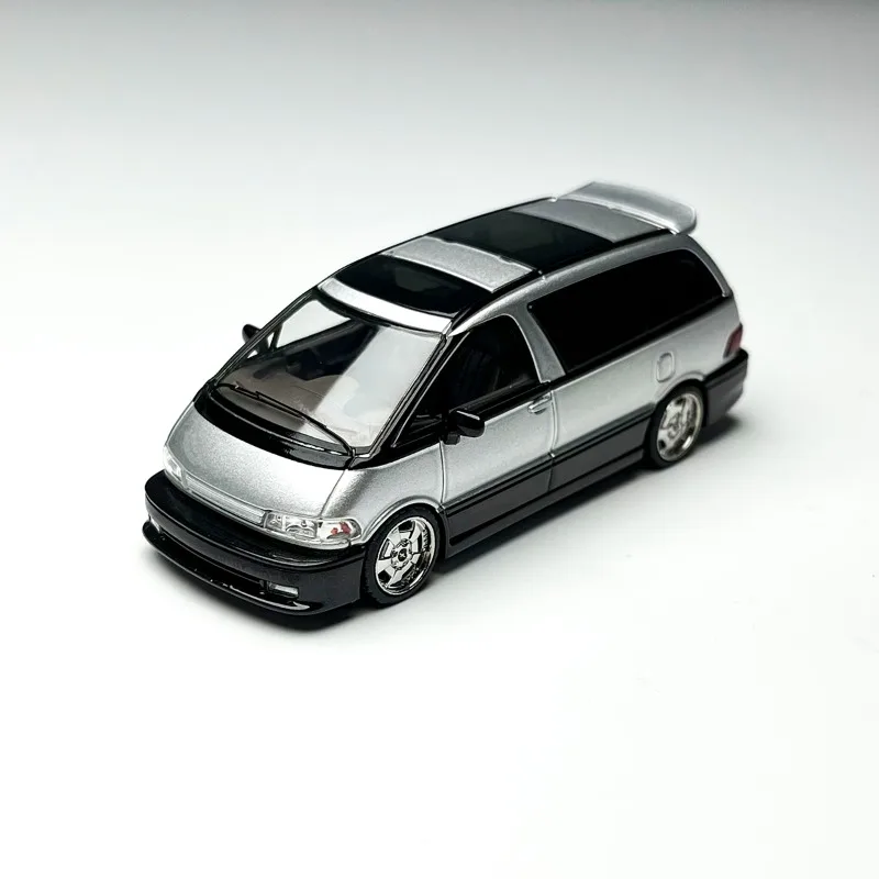 Mortal Diecast 1/64 Schaal PREVIA RV Auto Model Legering PREVIA Van Speelvoertuigen Model Statische Collectie Ornament