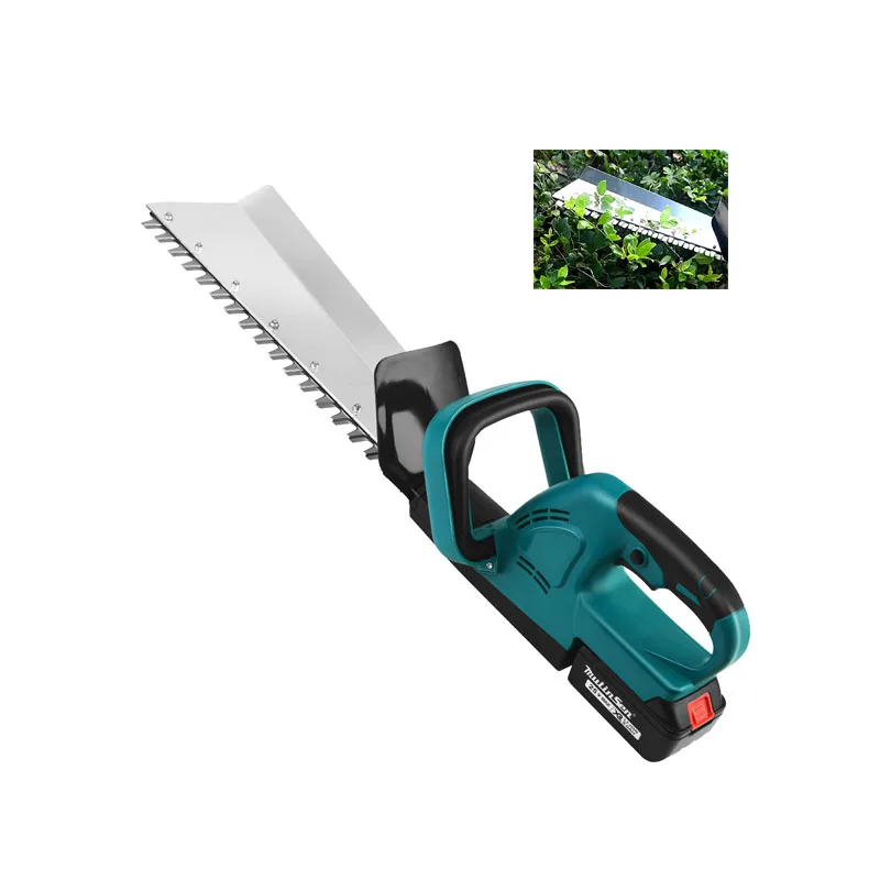 

21V Cordless Electric Hedge Trimmer 5050RPM Rechargeable Handheld Household Shrub Weeding Pruning Mower Garden Tools