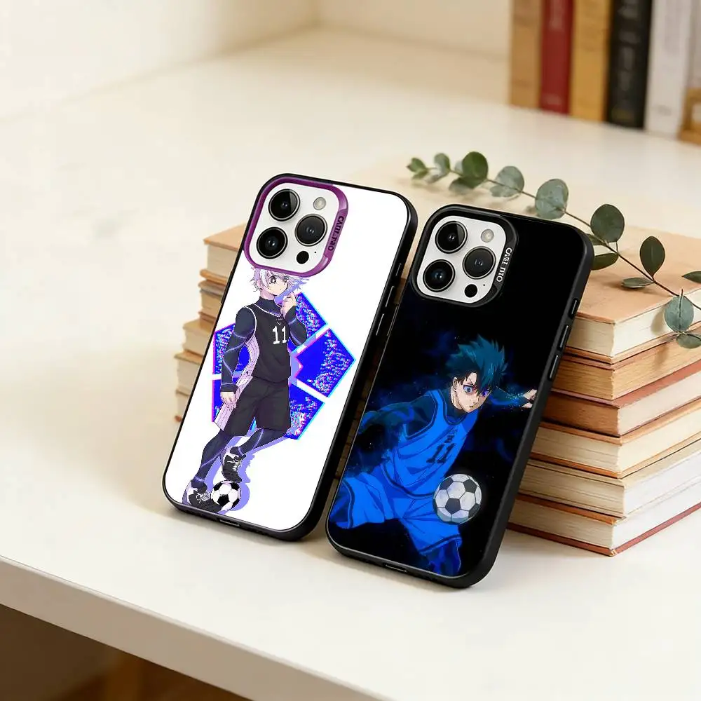 

Blue Isa gi Yoi chi Phone Case For iPhone 17,16,15,14,13,12,11 Plus,Pro Max,XS,Colorful Silver Black Cover