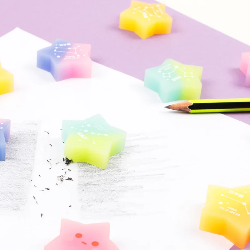 Lucky dodici Constellation Blind Box Eraser Cute Cartoon Student Stationery