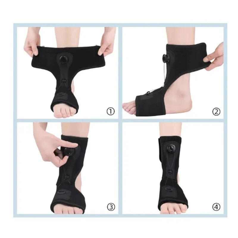 Plantar Fasciitis Night Splint Bunion Corrector Adjustable Ankle Correction Splint One Size Men Women For Foot Care