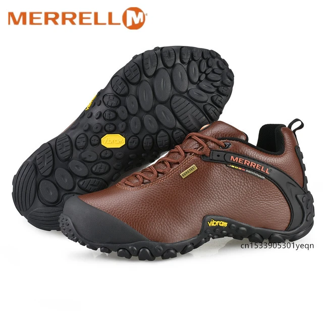 Merrell Chaussures de sport en cuir de camping en plein air pour hommes Homme Alpiniste Escalade Marche Baskets 81996 Eur39 45 AliExpress