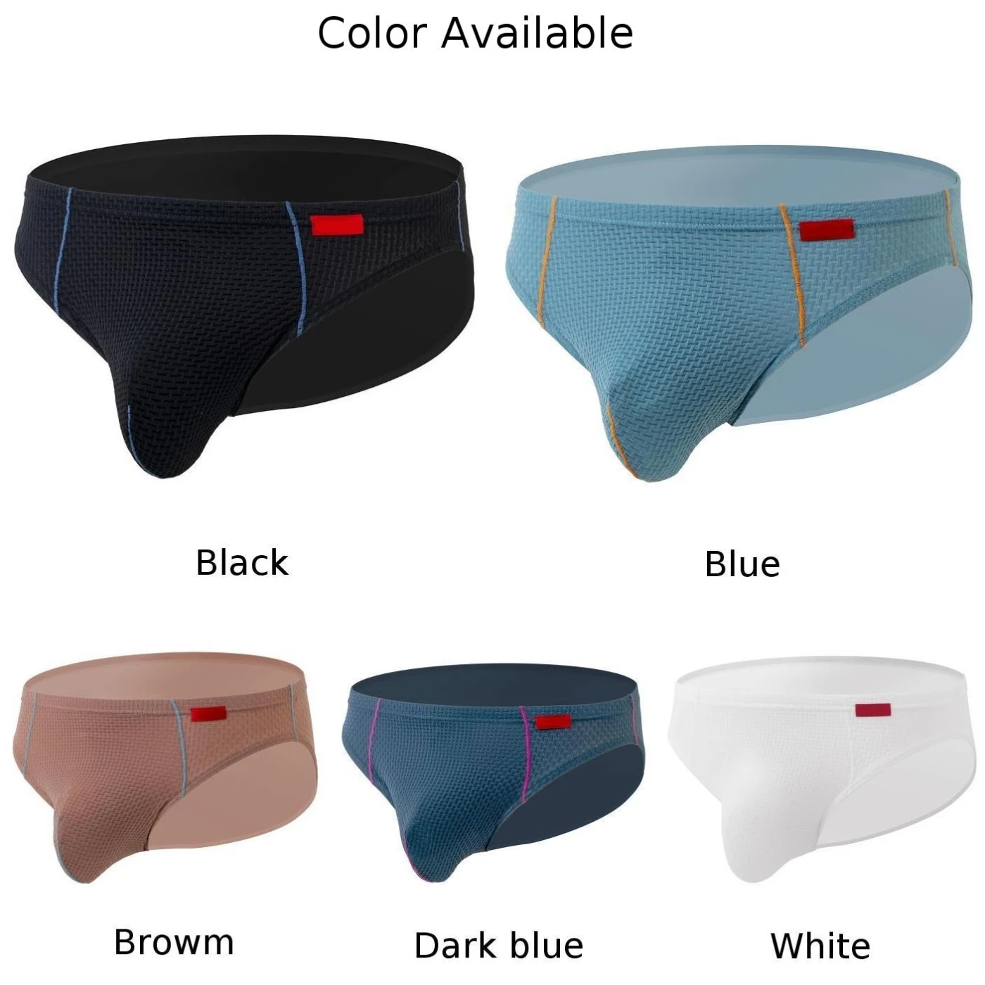 Mens Underwear Lifting Buttocks Shorts Breathable Briefs U Convex Pouch  Underpants High Elastic Panties Calzoncillo Hombre 