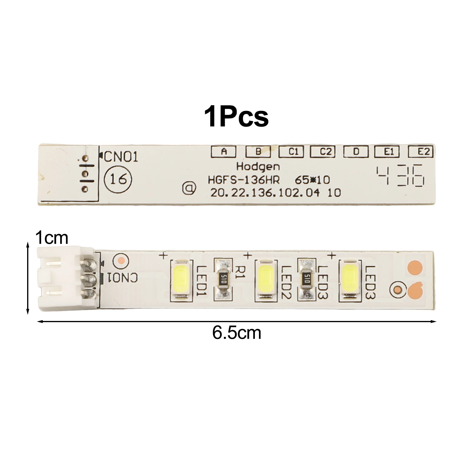 1pc 12V LED Lighting Strip For Refrigerator Parts DA41-00519R For Samsung 12V Refrigeration Lighting LED Strip