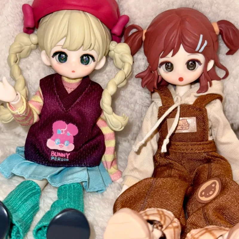 

Электронная кукла-питомец BJD 1/12: Серия «Красочный гардероб маленькой собачки» — Сюрприз-бокс (Blind Box) — Настольное украшение, подарок в стиле мультфильма
