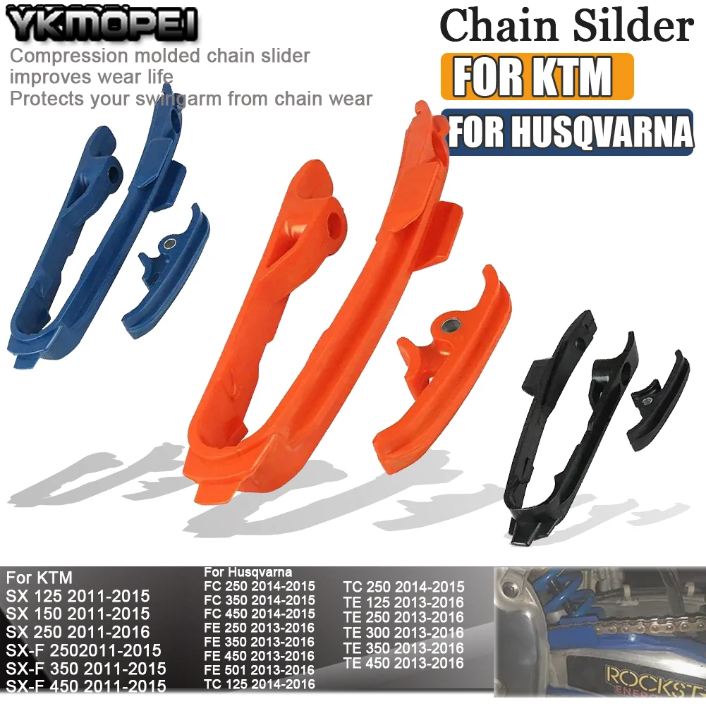 

Chain Slider Sliding Piece Guard Kit For Husqvarna TC 125 250 350 450 2014-2015 TE125 TE300 TE FE 250 350 450 FE501 2013-2016 MX