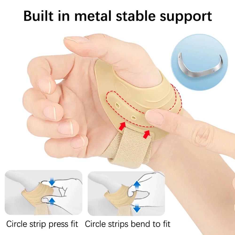 Soporte para el pulgar CMC para el dolor de articulaciones, 1 piezas, Estabiliza la articulación del pulgar CMC sin limitar la función de la mano