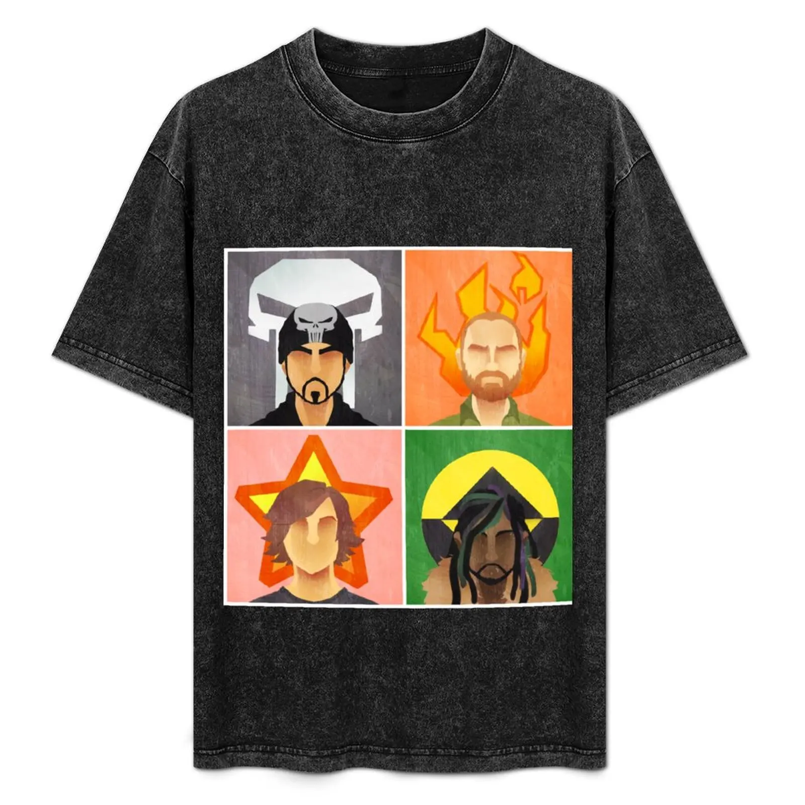 

Футболка TBFP Tiles, модный повседневный топ с короткими рукавами