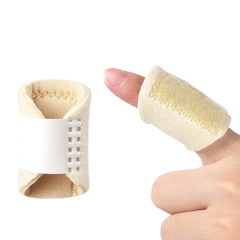 

2PCS Hand Protector Finger Fixation Splint Adjustable Finger Fixed Strap Corrector Splint Pain Relief Finger Foot Support