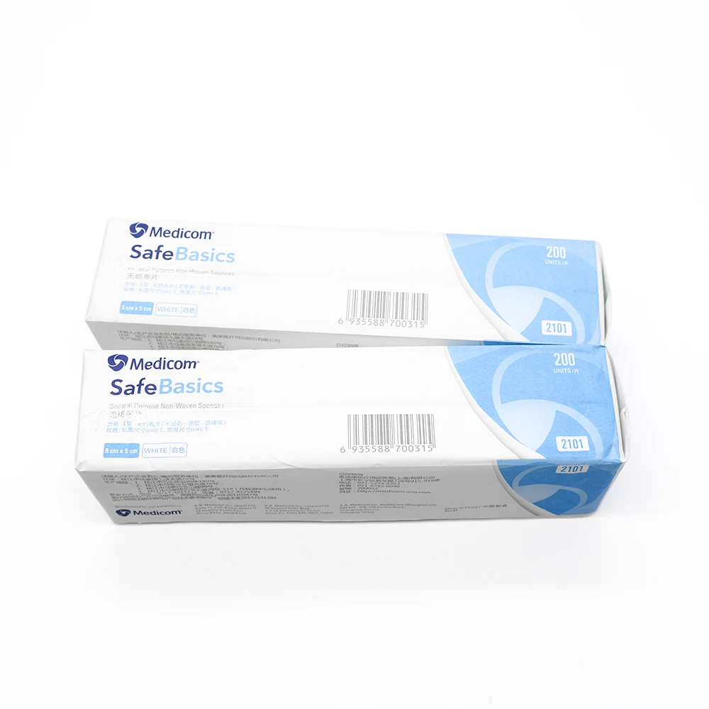 10bags/2000pcs Dental Sterile Medical Gauze Sponges Wound Dressing Sterile Medical Gauze Pad Dental Medical Supplies