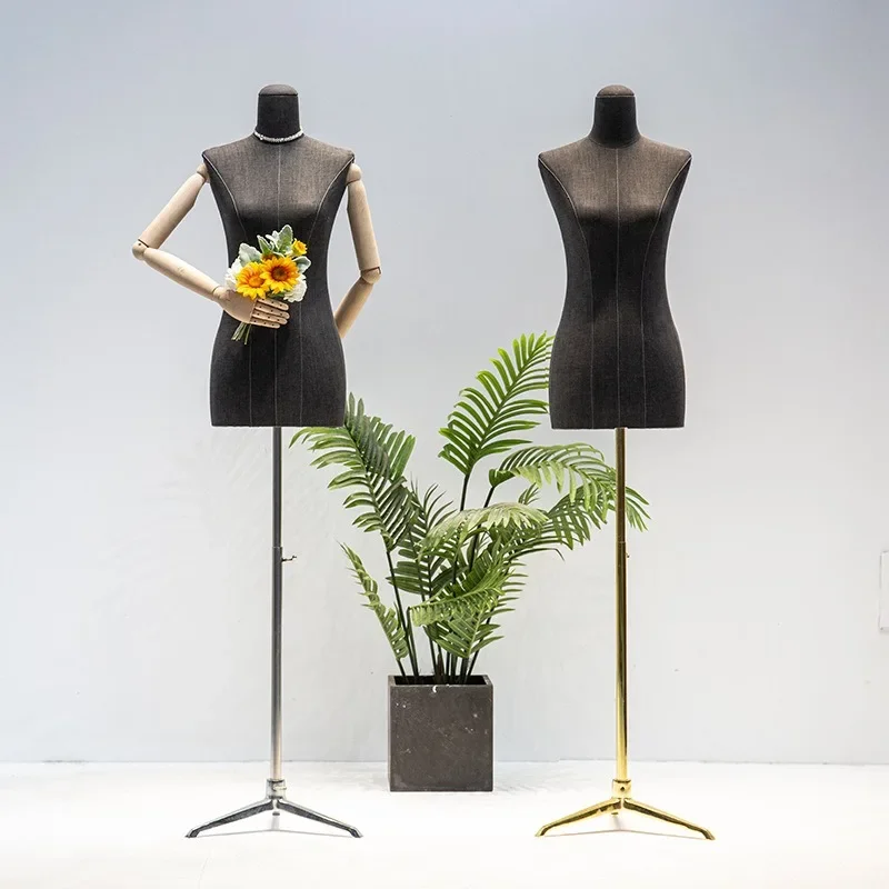 Wedding shop cheongsam Xiuhe dress special display shelf model props women's half body women's clothing dummy