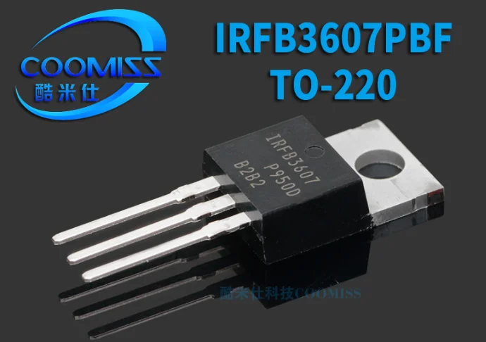 10PCS/Lot ,   IRFB3607PBF IRFB3607 TO-220 75V 80A MOS  ,New Oiginal Product New original  fast delivery