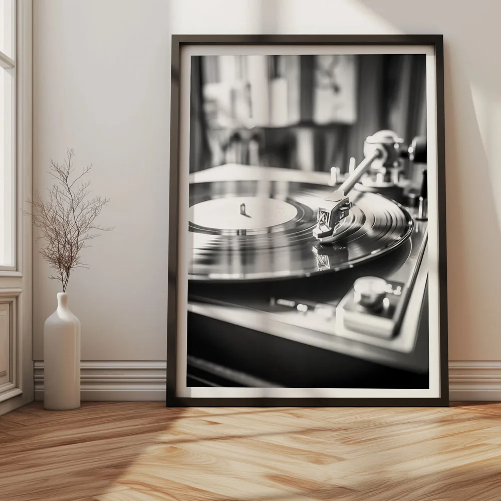 1pc Unframed Vintage Music Vinyl Record Poster Canvas Print Painting Record Player Wall Art Bedroom Study Studio Living Room Hom