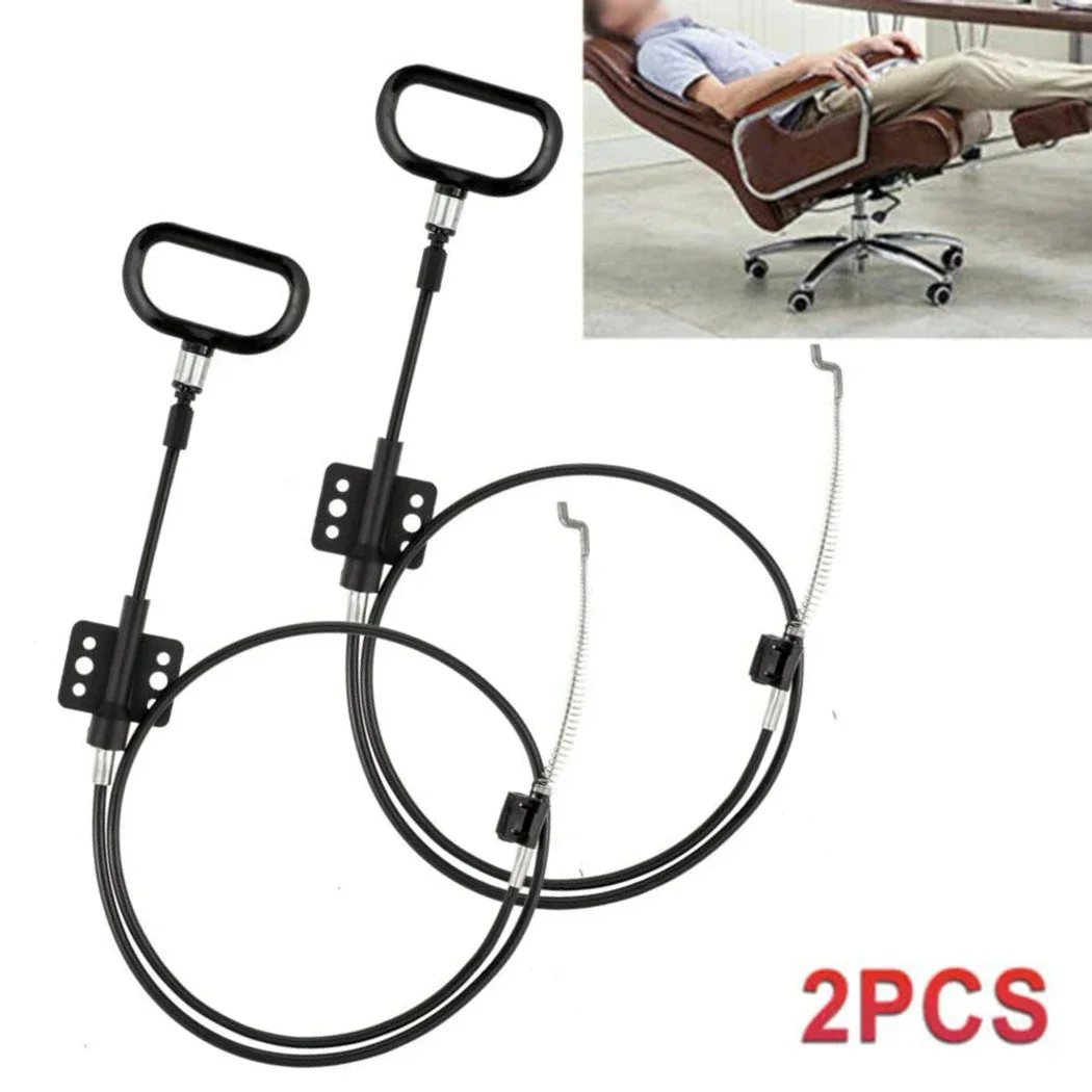 Furniture Parts & Accessories 2Pack Universal Recliner Release Cable Replacement D-Ring Pull Handle Sofa Chair