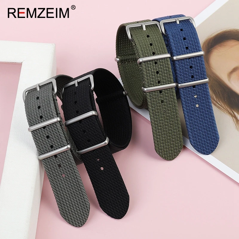 Nylon Watch Strap Universal Watchband 18mm 20mm 22mm Watch Straps Replacement Watch Accessories Watch Bracelets Belts