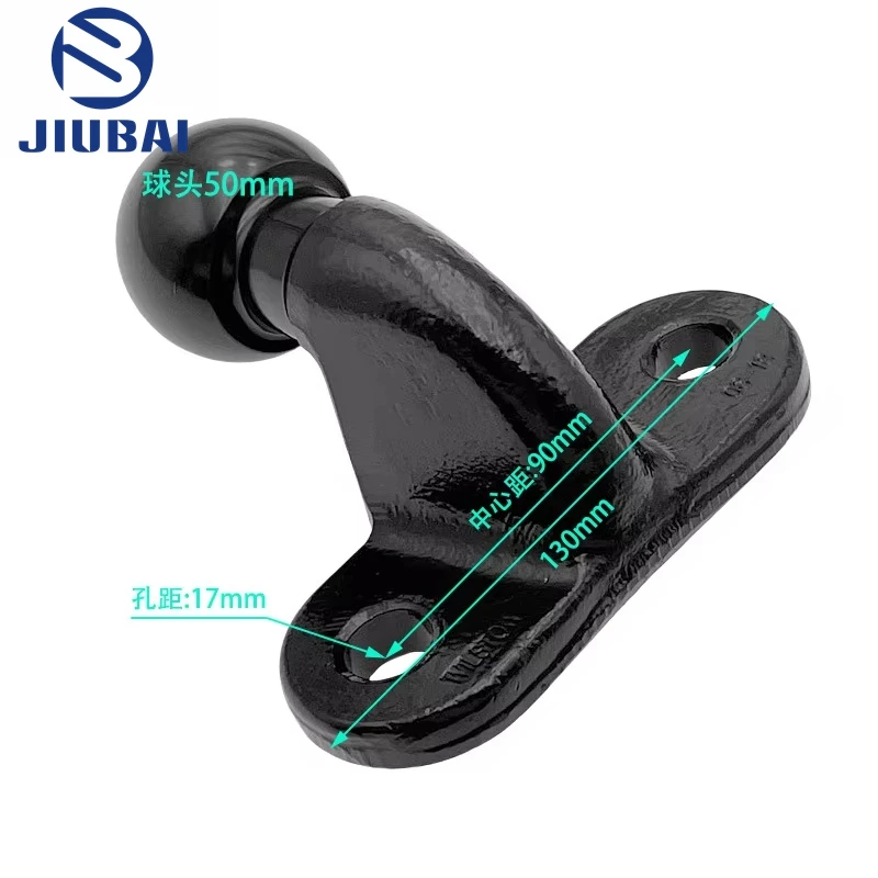 Enganche de cuello de ganso de acero forjado de 50mm de alta resistencia, bola de remolque, accesorios RV para coche, camión, Camper, furgoneta, equipo eléctrico