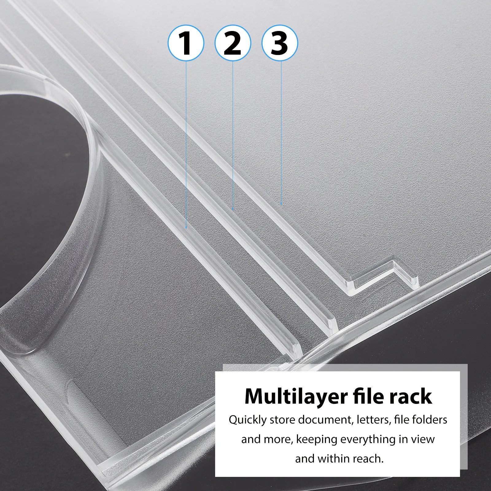 

Настольный органайзер для документов, подставка для файлов, для офиса, дома, учебы, современный стильный пластиковый держатель для бумаг