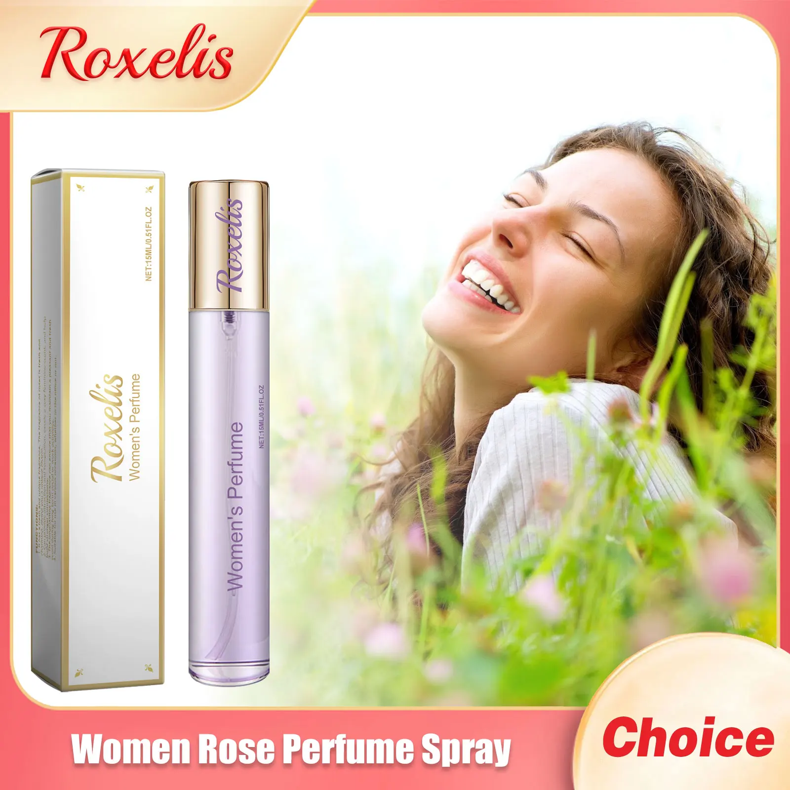 

Roxelis Women Rose Perfume Spray Floral Scent Pheromone Increase Fresh Body Deodorants Intimate Partner Lasting Fragrance Perfum