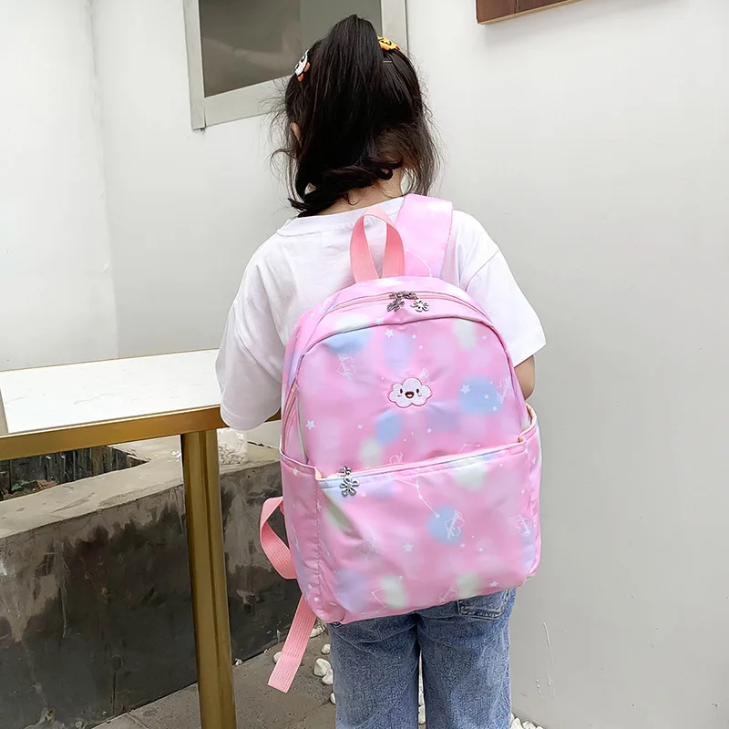 Sac à dos en nylon avec nom personnalisé pour garçons et filles, sac à dos étudiant, cadeau d'anniversaire personnalisé