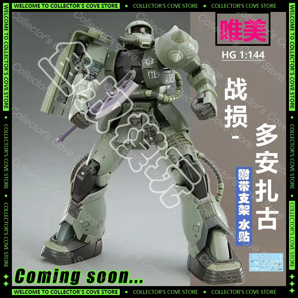 New Weimei Model Hg 1/144 Ms-06F Cucuruz Doan's Zaku Ms-05 Zaku Char Aznable Assembly Kits Model Collectible Robot Model Kid Toy