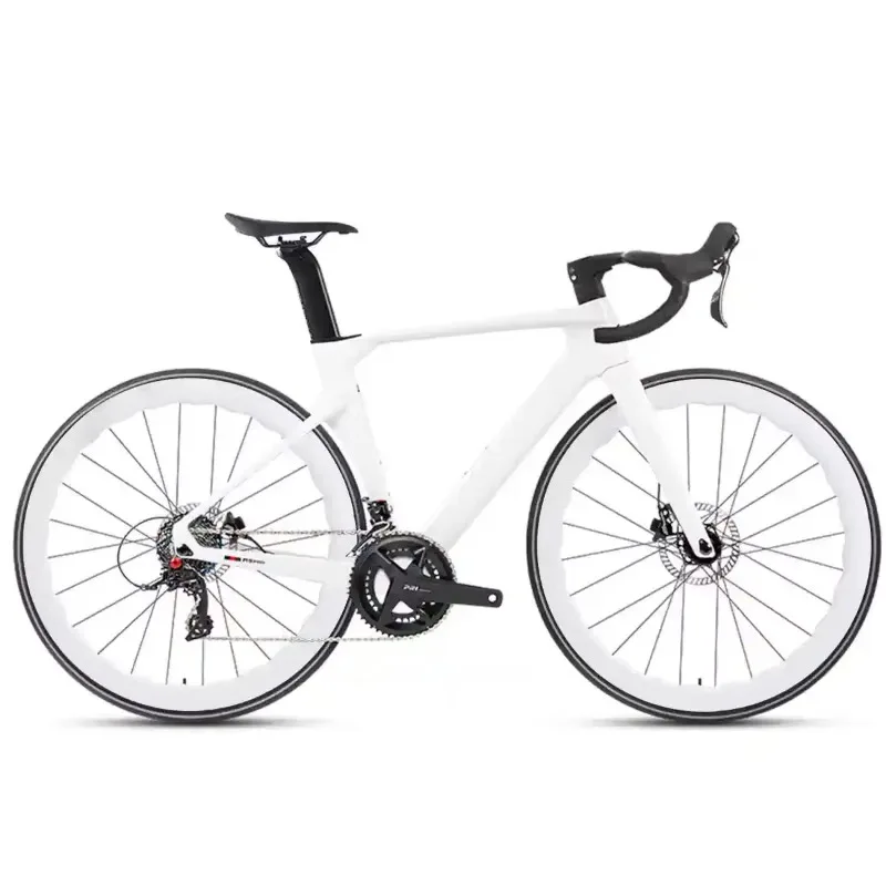R5pro Carbon Road Bike 24 Speed 700C Disc Brake Carbon Fiber Racing Bicycle Men Women Adult Cycling Components Racing Cycle