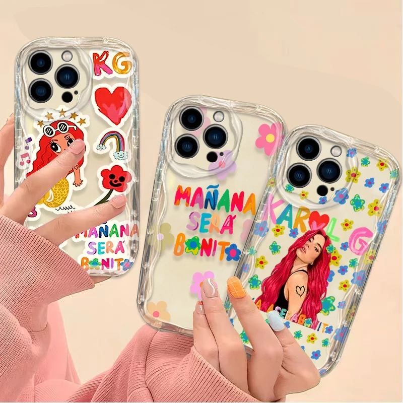 Karol G Manana Sera Bonito Case For iPhone 16 15 14 13 12 11 Pro Max X XR XS 8 7 Plus SE 2020 TPU Soft Silicone Shockproof Cover