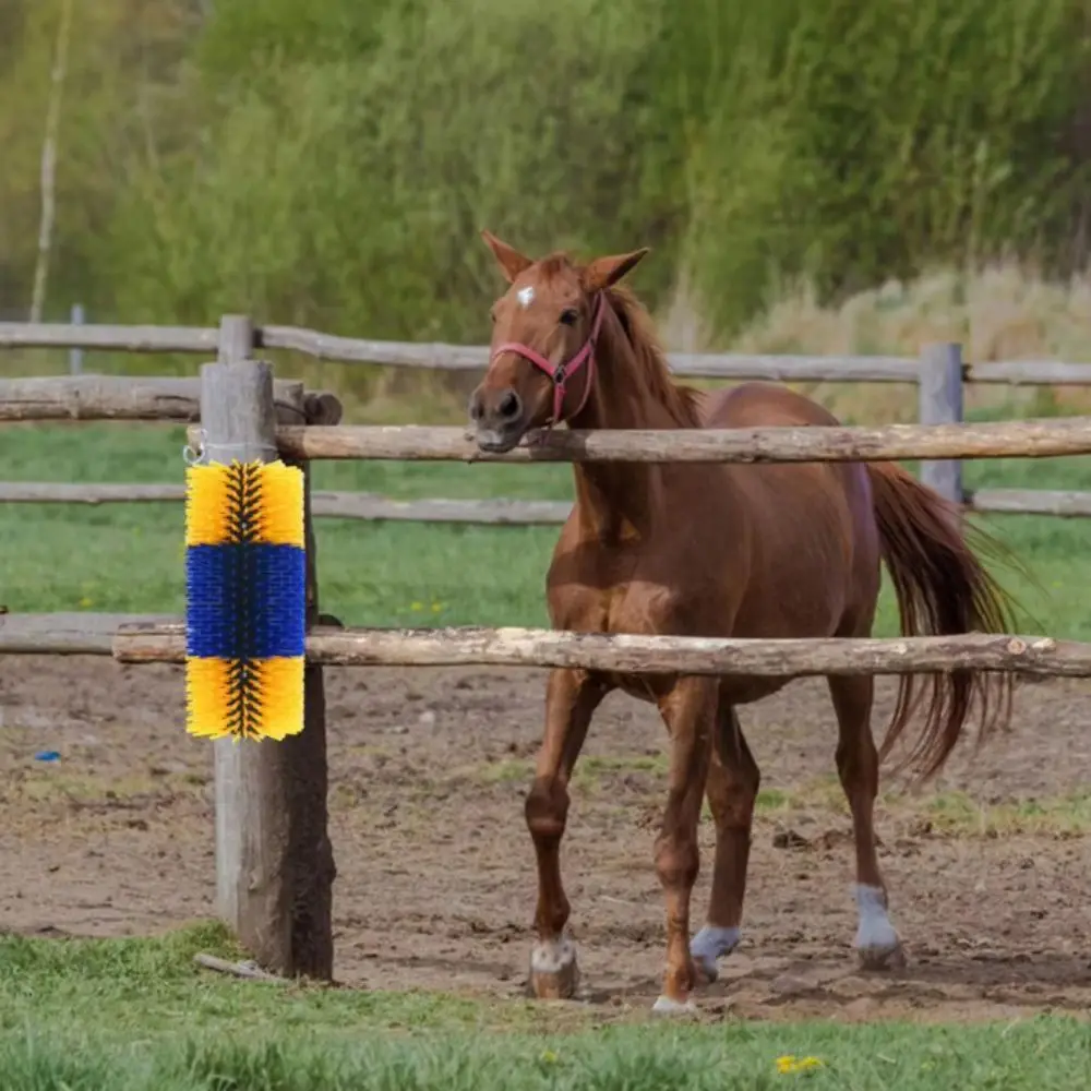 Deep Massage Livestock Grooming Brush Cylinder Brush Scratching Brush Massage Grooming Tool Quick-Connect System