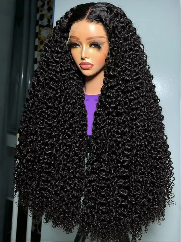 40 46 بوصة موجة عميقة 13x4 13x6 HD الدانتيل الشفاف الباروكة الأمامية شعر الإنسان 360 كامل المياه مجعد الدانتيل الجبهة الباروكات للنساء 300%