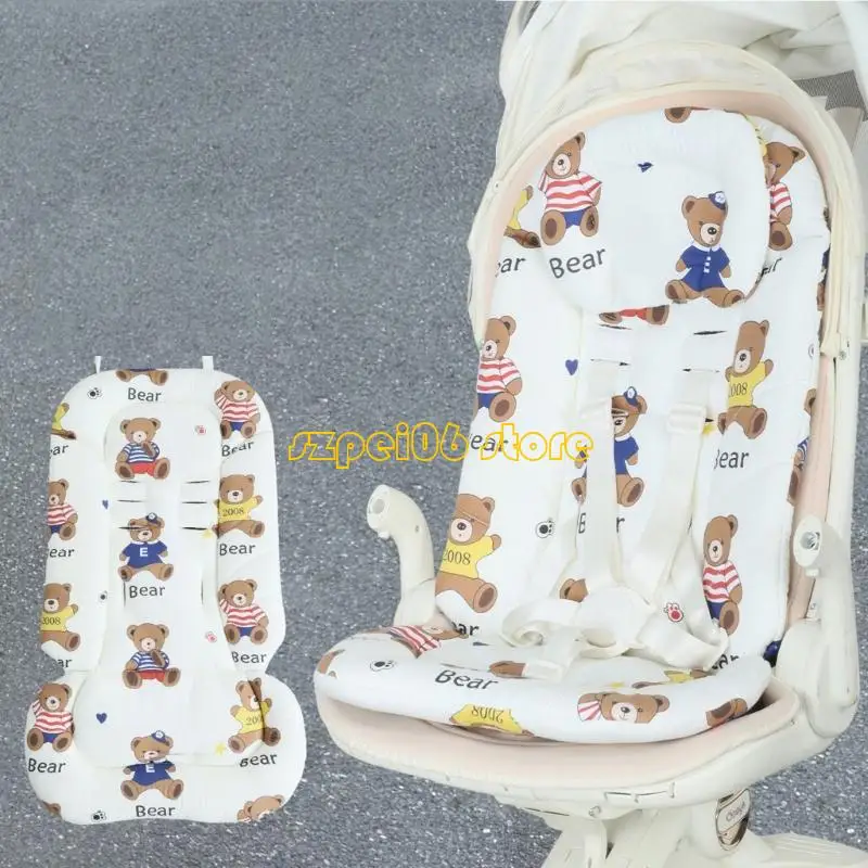 Coussin pour poussettes lavable en Machine 45BF, conception Anti-décoloration avec/sans oreiller soutien