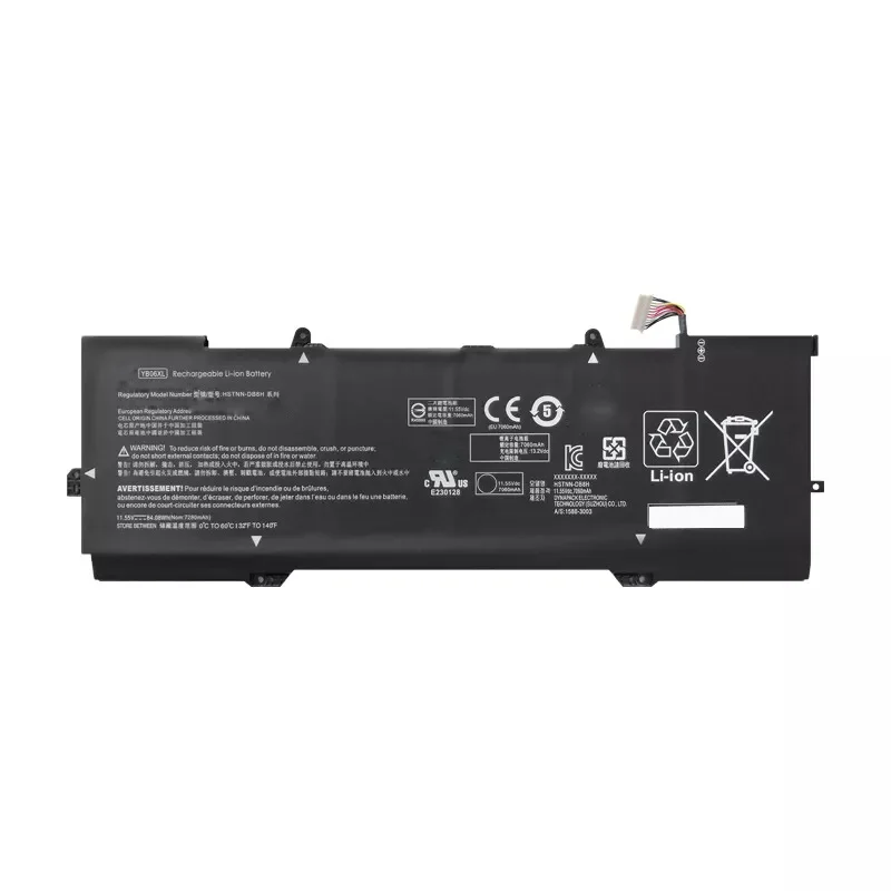 YB06XL 11.55V 84.08Wh 7280mAh Laptop Battery for HP Spectre X360 15-CH HSTNN-DB8H HSTNN-DB8V TPN-Q200 YB06084XL