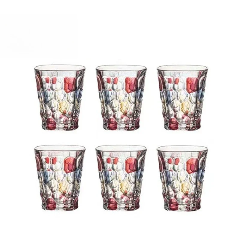 Crystal glass radiant wine glass set, juice wine set.