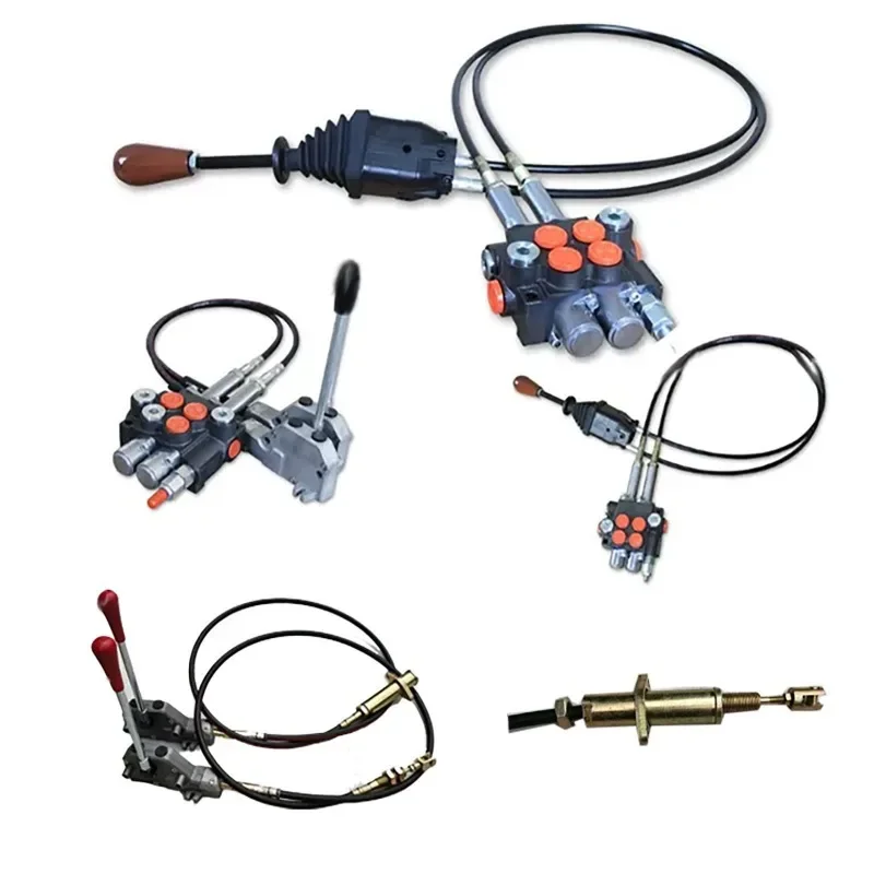 Hydraulic Joystick for Tractor Loader Front End Control Parts, Universal Fit Hydraulic Control Lever with Mounting Bracket