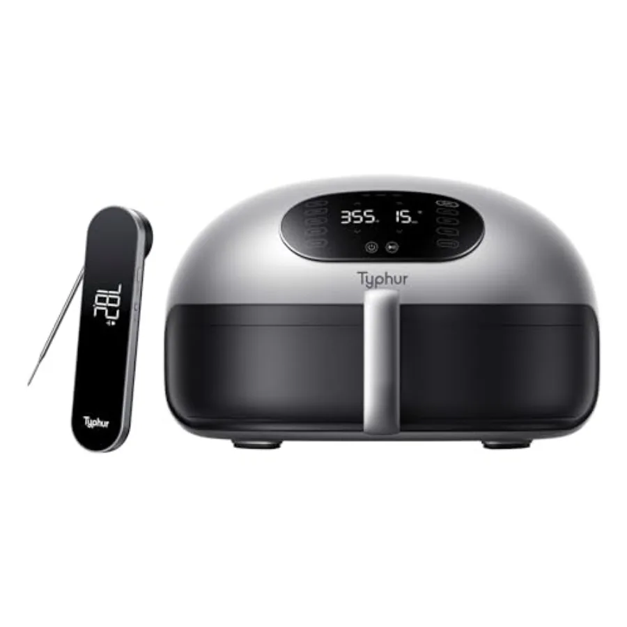 

Free InstaProbe Core with Dome 2 Air Fryer purchase stainless steel, black, precision temperature control