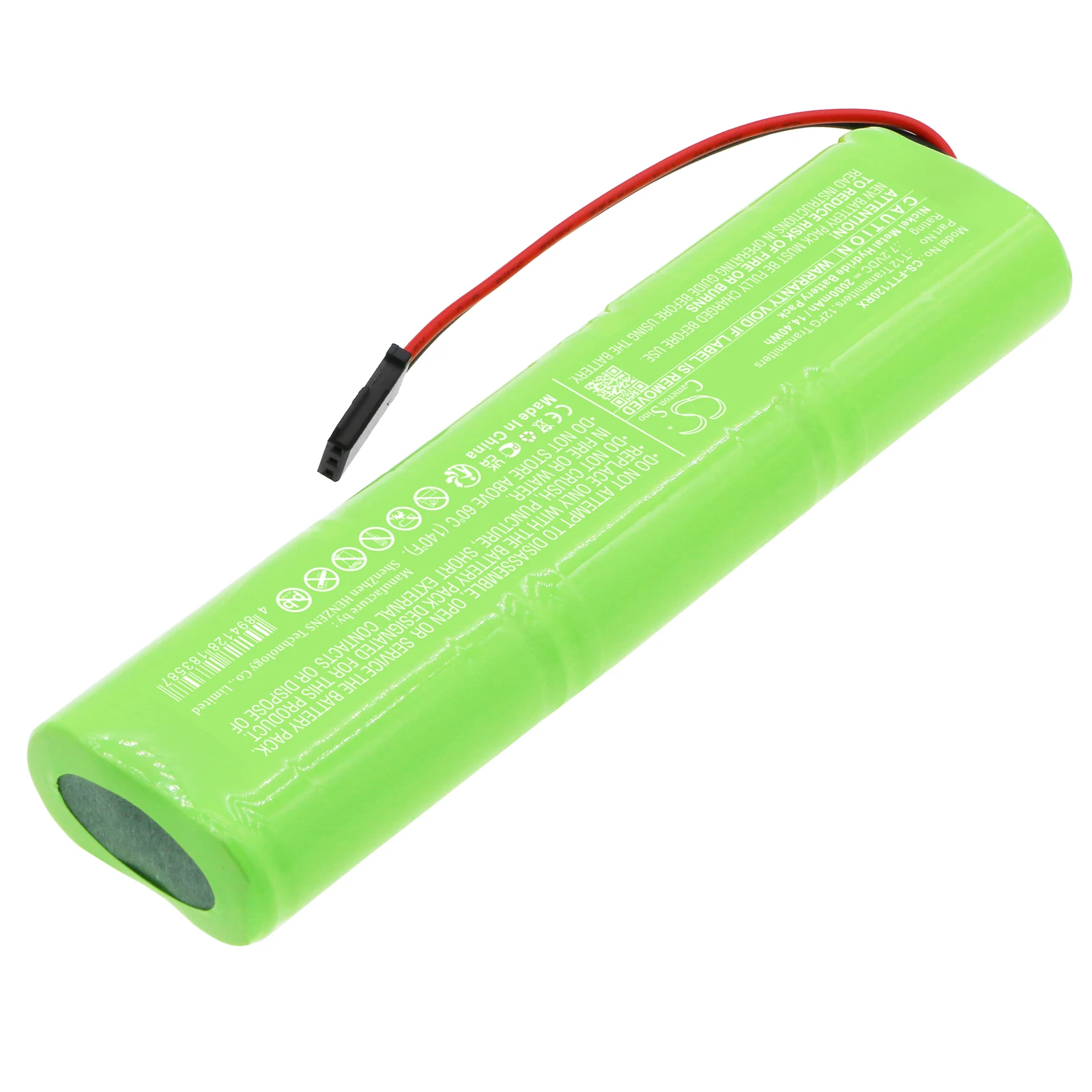 CS Replacement Battery For FutabaT12 Transmitters,T8FG Transmitters,8FG Super,12FG Transmitters