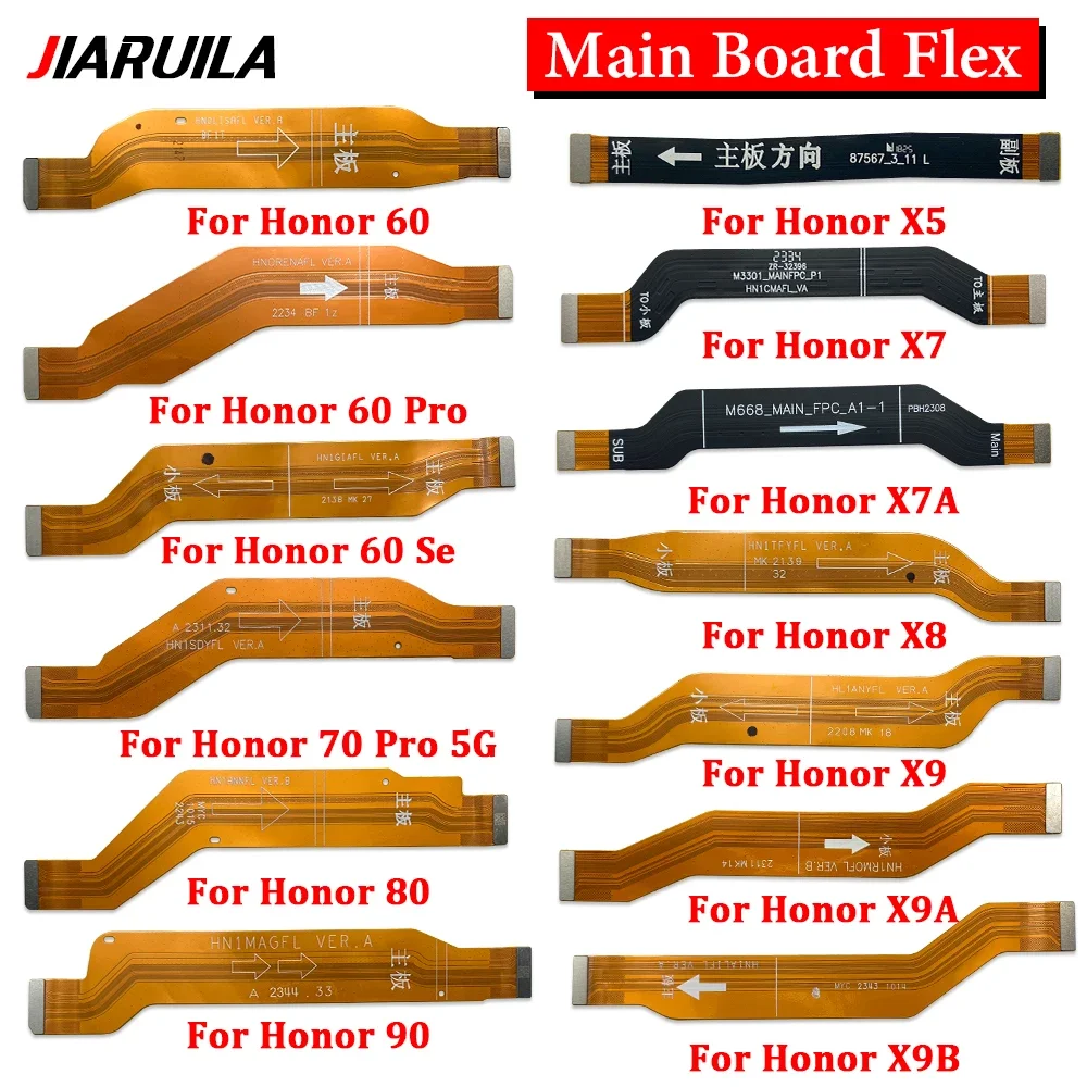 For Huawei Honor 60 70 Pro 80 90 X7 X7A X8 X8A X8B X9 X9A X9B Magic 5 6 Lite Motherboard FPC Main Board Connector Flex Cable