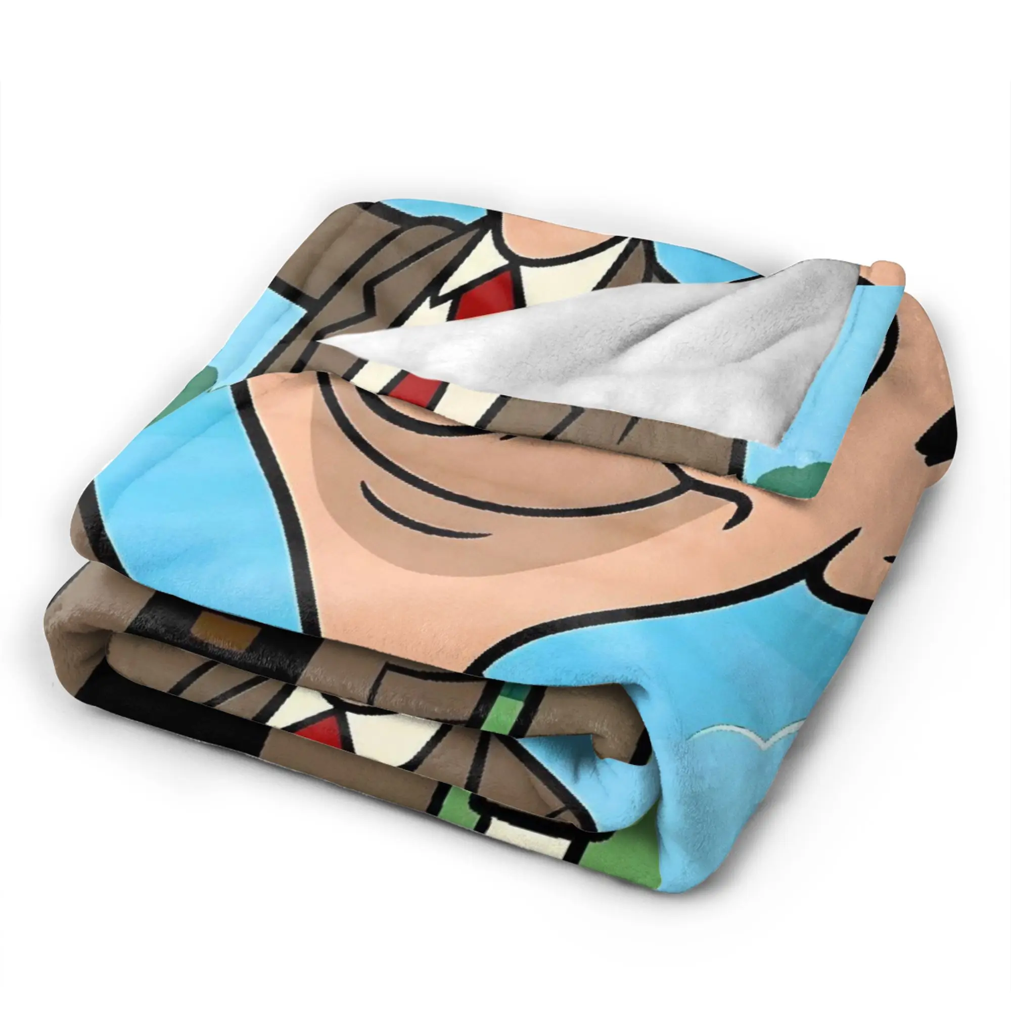 M-Mr Beans  Warm Soft Blankets  Child Plush Bedding Throws Pattern Home Decor Flannel Bedspread Sofa Bed Cover