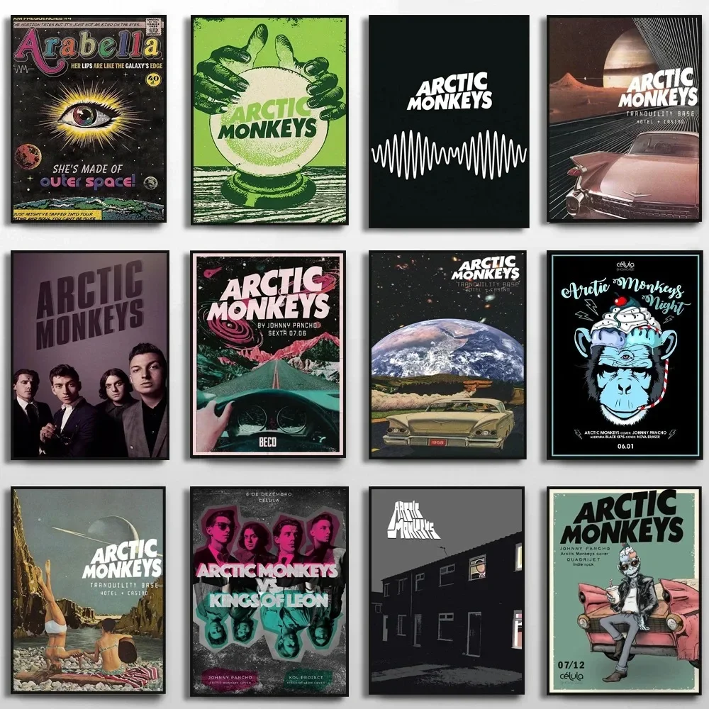Canvas Painting Posters and Prints Wall Art Arctic Monkeys Music Album Poster AM Favourite Worst Nightmare Album