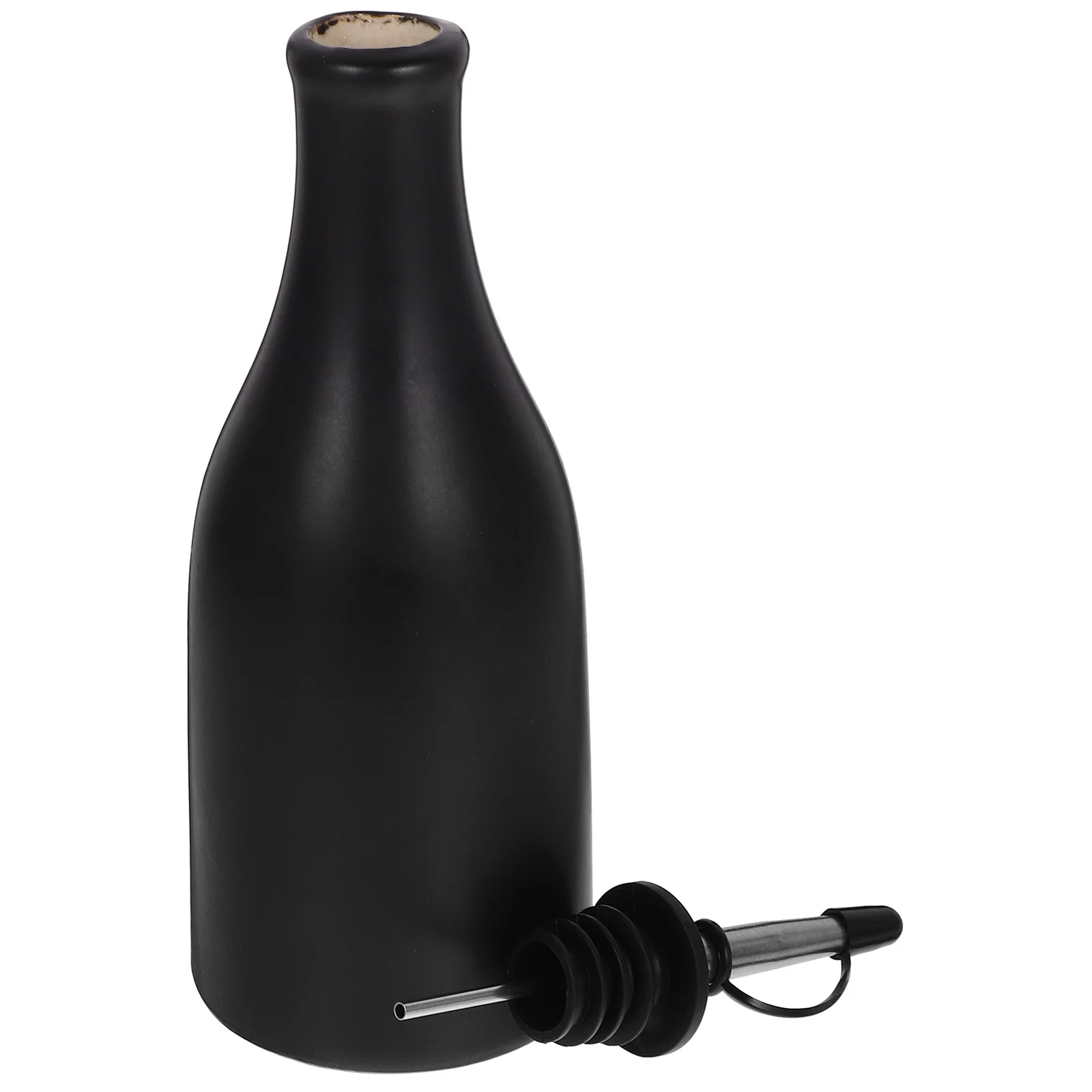 

Metal Oil Dispenser Bottle Stainless Steel Silicone Ceramic Kitchen Sauce Storage Olive Oil Vinegar Container Cooking Seasoning