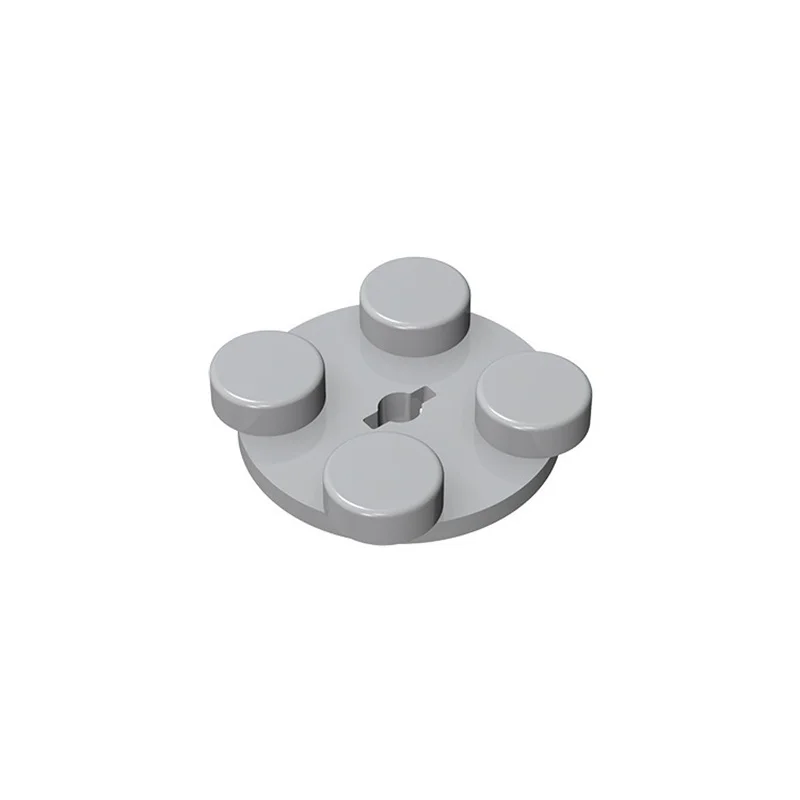 10PCS 3679 2x2 Rotating Disc Block Moc Color Loose Parts Compatible with Bricks DIY Children's Toy Assembly Gift Box