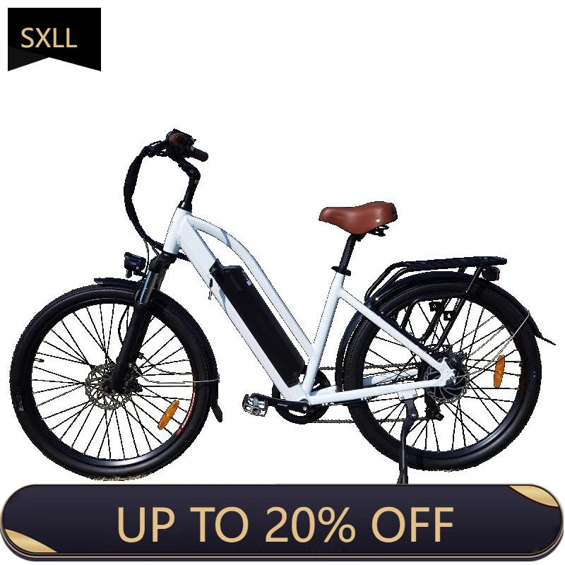

Электрический горный велосипед SXLL 2022, новый, 26-дюймовый, с литиевой батареей 48В 15Ач, 500Вт, городской, женский.
