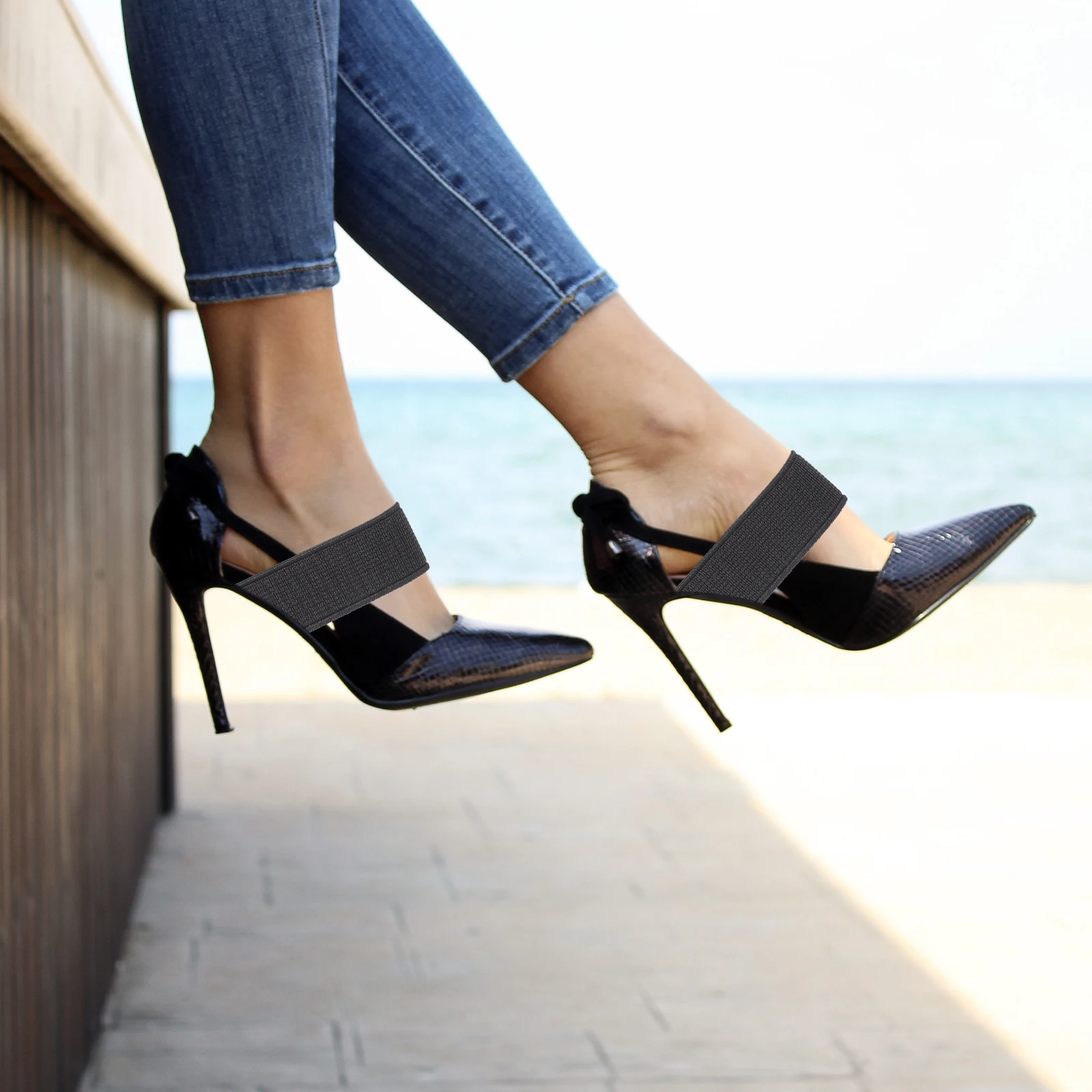 

Anti-Drop Shoe Strap For Women High Heels Hemp Material Detachable Shoes Band High-Heeled Shoe Loop Shoelaces For Sports