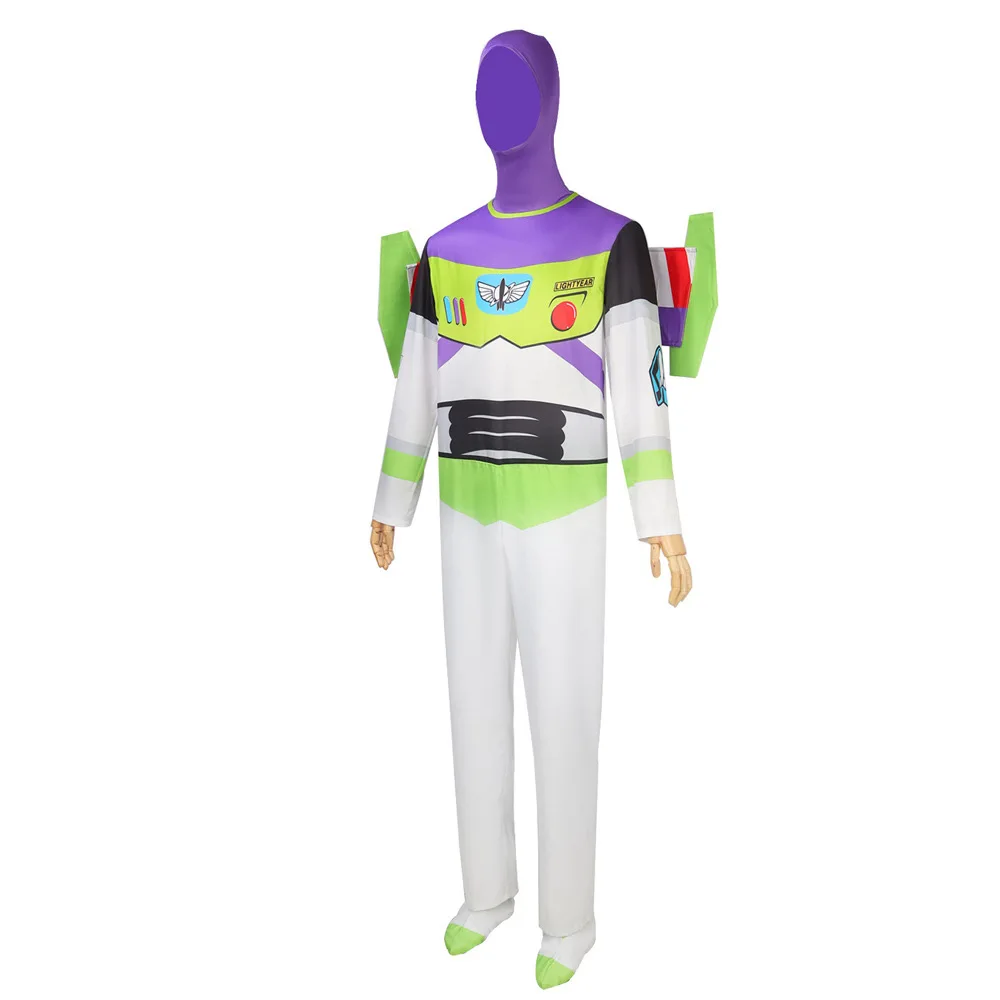 NEW Disney Toy Story Buzz Lightyear Cosplay Costume Cartoon Doll Stage Performance Bodysuit Halloween Adults Costume Full Suits