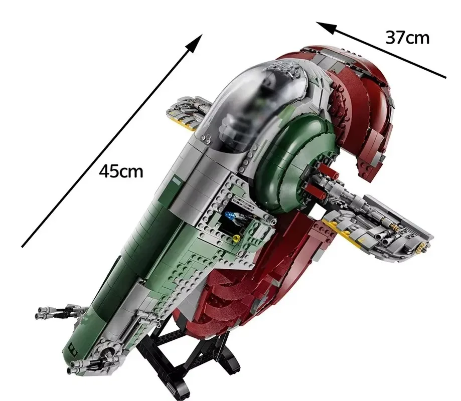 Miniso Disney NEW Ucs Slave 1 Building Block Bricks Educational Toys Birthday Christmas Gifts Compatible 75060 Toys For Children